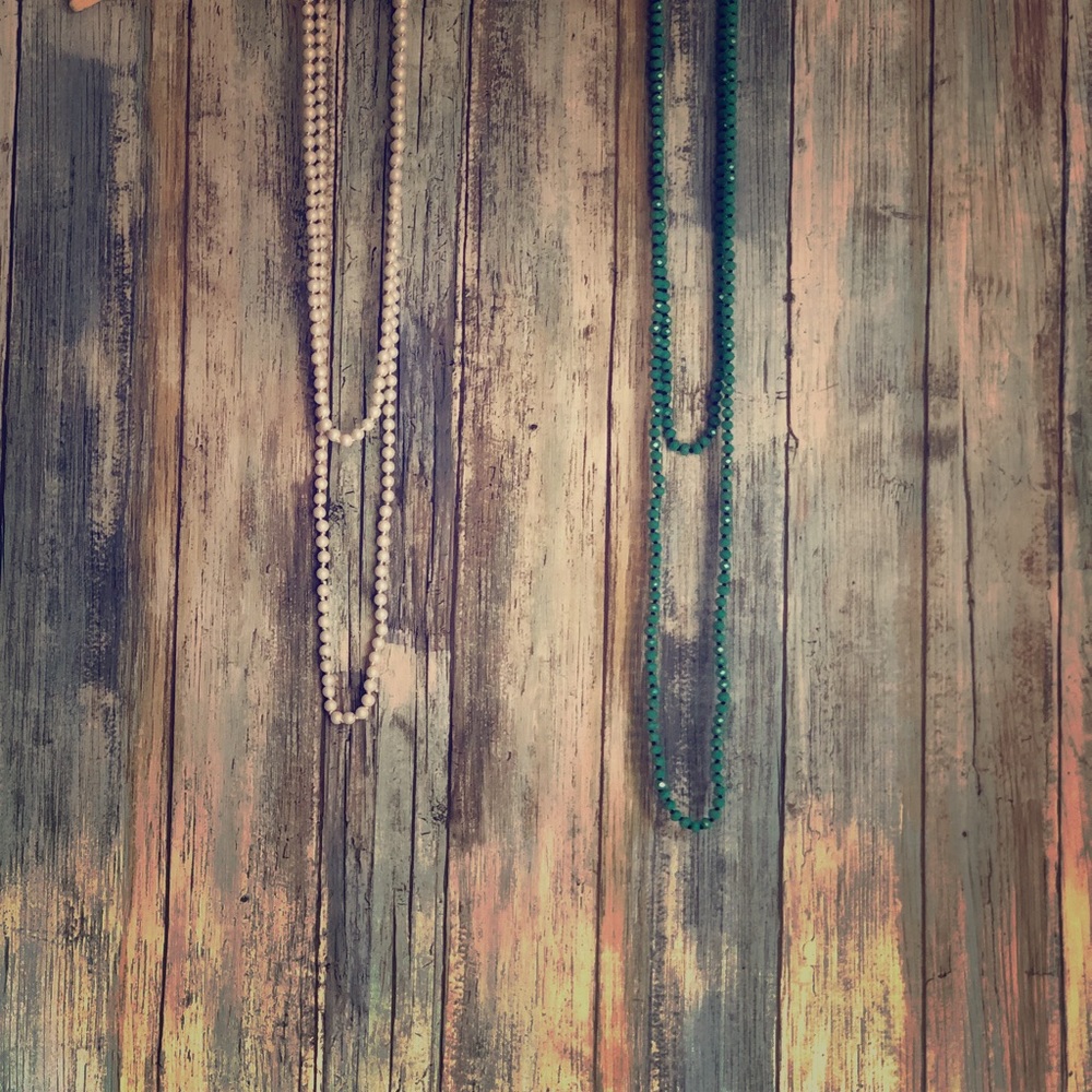 Beaded necklaces BOTH OF THEM